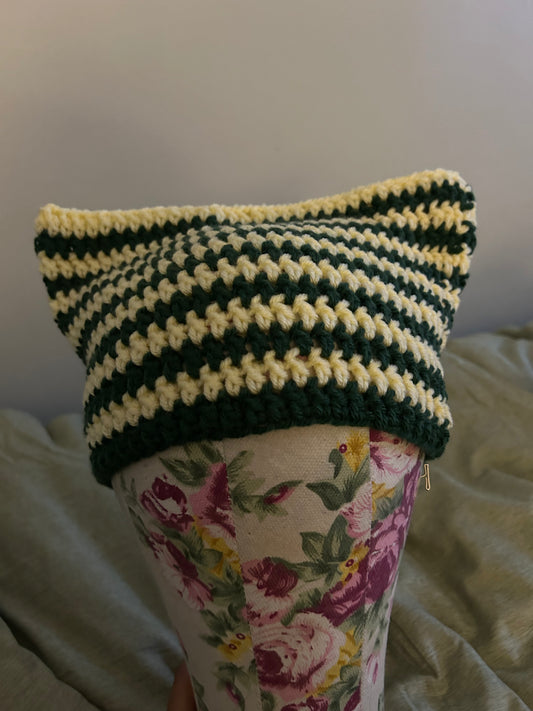 green&yellow beanie